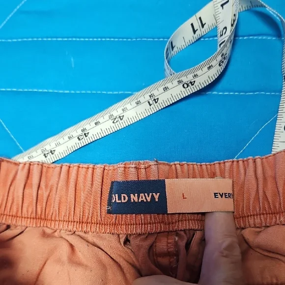 Men's Orange Shorts - Picture 2 of 3